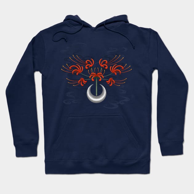 In darkness blooms the spider lily - Inspired by Tsukuyomi from Final Fantasy 14 Hoodie by SamInJapan